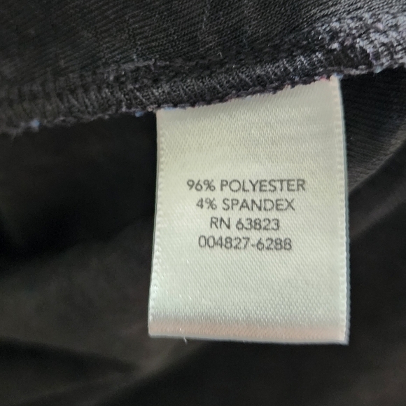 CJ Banks Womens Stretchy Activewear Geometric Pattern Long Sleeve Top. 1X - Picture 6 of 6